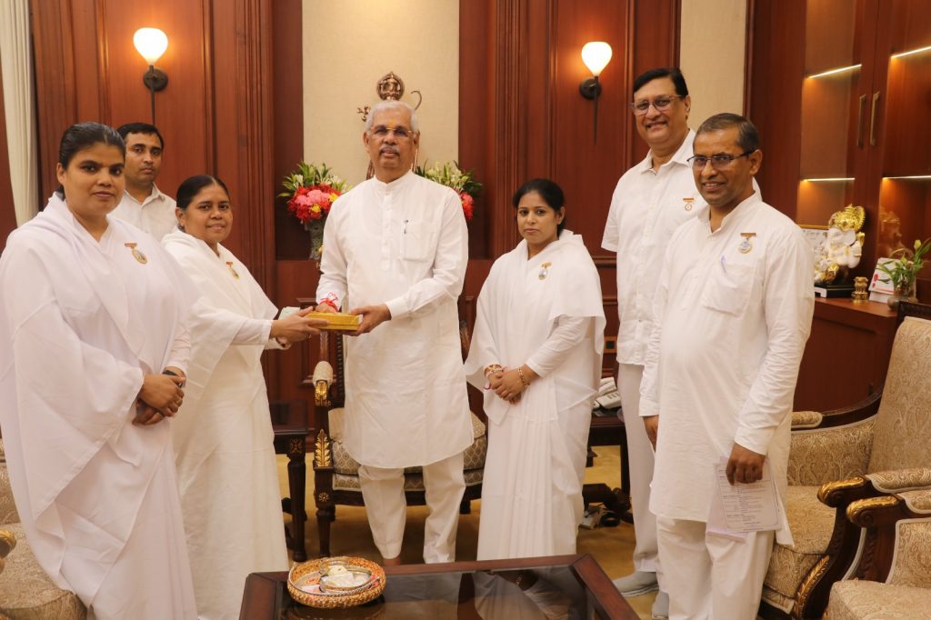 Tied Rakhi to H.E. Governor, 2 Dy. Chief Ministers